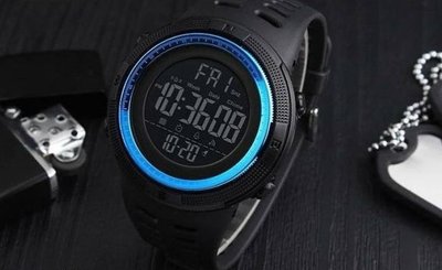 Спортивний водонепроникний годинник Skmei 1251 blue