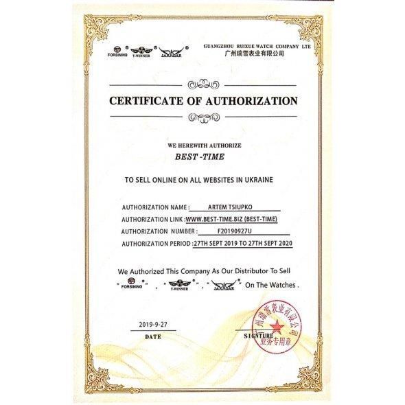 Чоловічий наручний годинник Winner Status New