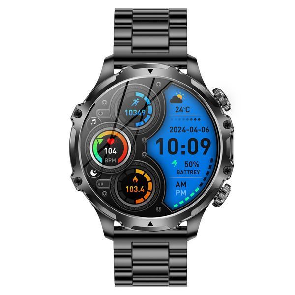 Умные смарт часы Smart Turbo Power Steel (2 ремешка)