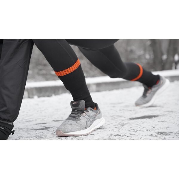 Водонепроникні шкарпетки DexShell Hytherm Pro DS634 (Чорні з оранжевим) розмір XL (47-49)