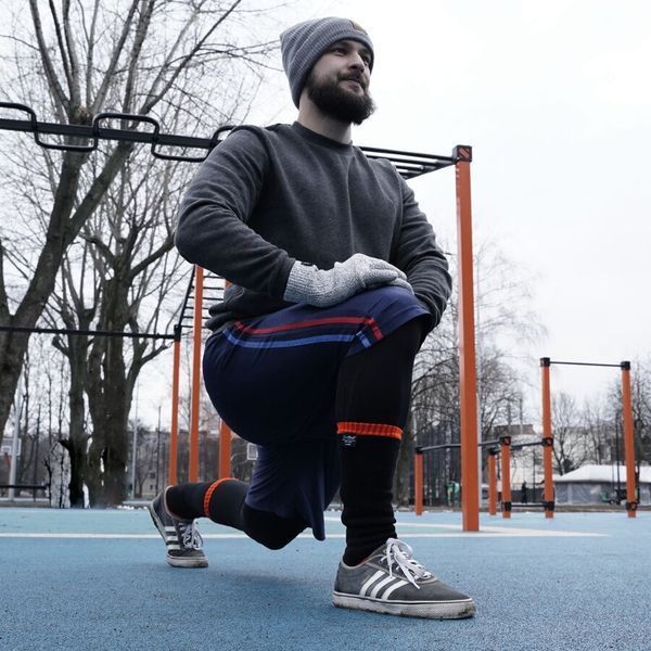 Водонепроникні шкарпетки DexShell Hytherm Pro DS634 (Чорні з оранжевим) розмір XL (47-49)