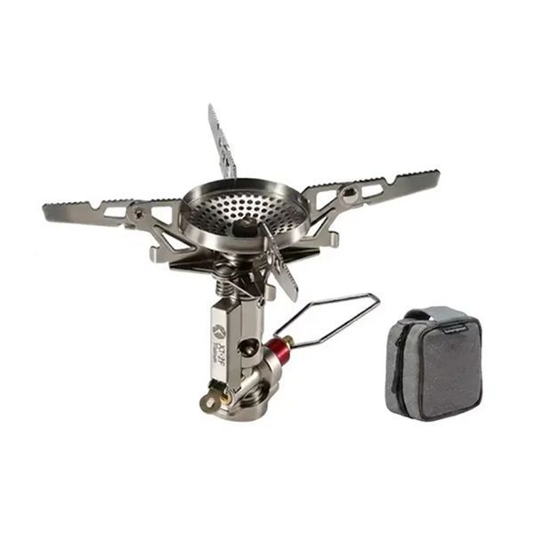 Газовий пальник Campingmoon XT-2F з чохлом (титановий)