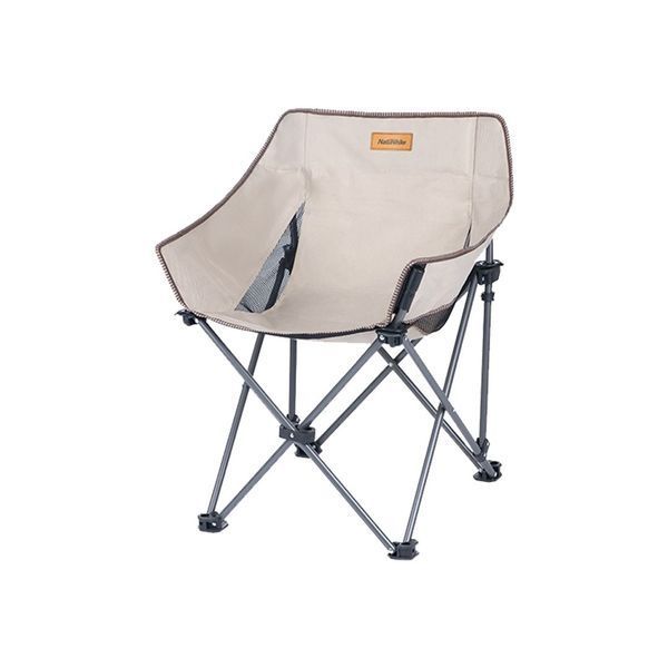 Складне крісло Naturehike NH20JJ022 600D Oxford Cotton сталь (Бежевий)