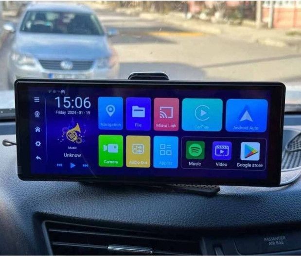 Автомобильный мультимедиа монитоp T26H 10.26'' Auto CarPlay Bluetooth FM