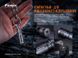 Ручной мини фонарик Fenix E02R 200лм Micro USB (Синий)