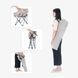 Складне крісло Naturehike NH20JJ022 600D Oxford Cotton сталь (Бежевий)