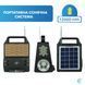 Солнечная зарядная система Solar FP-05WSL + 2 фонаря + радио + Bluetooth + беспроводная зарядка