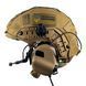 Комплект шолом Fast Team Wendy Helmet NIJ IIIA + навушники Earmor M32H MOD3 + кавер (Койот) розмір XL