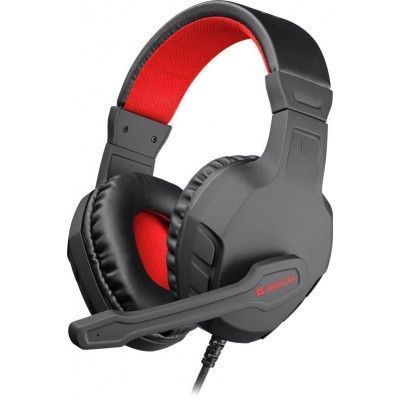Игровые наушники Defender Cujo 2м (Черно-красные)