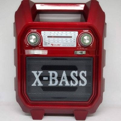 Радіоприймач колонка Golon RX-688BT Bluetooth з пультом FM радіо (Червоний)