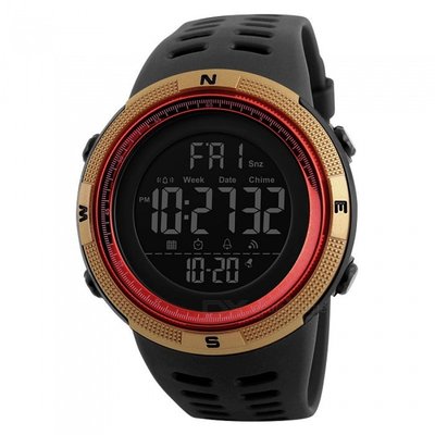 Спортивний водонепроникний годинник Skmei 1251 red