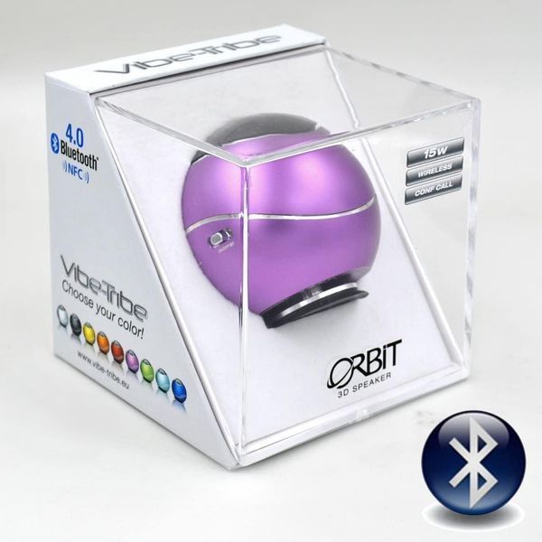 Віброколонка Vibe-Tribe Orbit speaker 15 Вт Фіолетовий