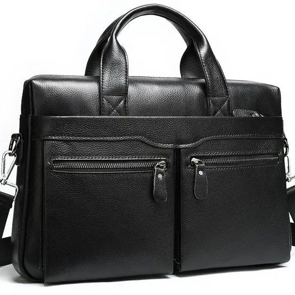 Мужская сумка-портфель Tiding Bag (39 x 28 &times; 8 см) сумка для ноутбука Черный
