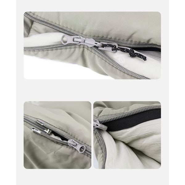 Спальний мішок з капюшоном Naturehike M300 NH20MSD02 лівий (Зелений)