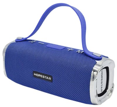 Портативна Bluetooth колонка Hopestar H24 bluetooth + power bank + mic (Blue)
