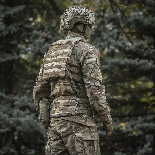 Тактична плитоноска без плит M-Tac Cuirass QRS зі швидким скиданням (Мультикам)
