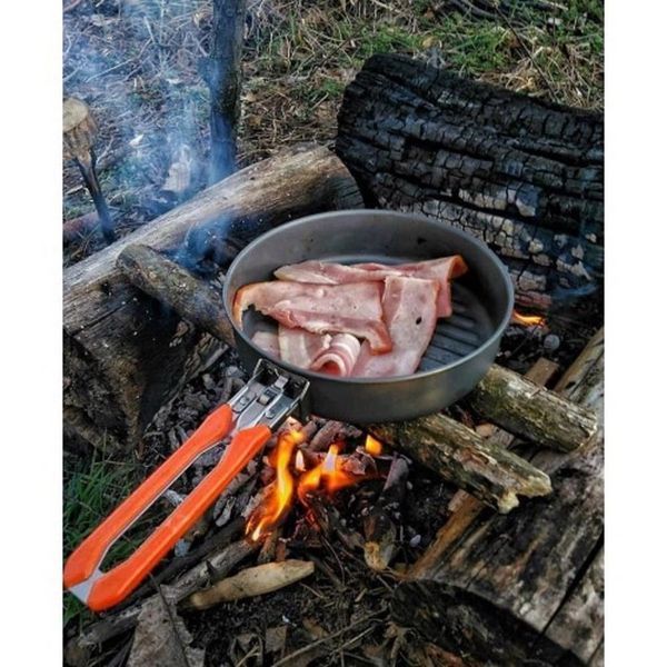 Сковородка туристическая Fire Maple Feast FP (диаметр 19.4 см) рифленое дно
