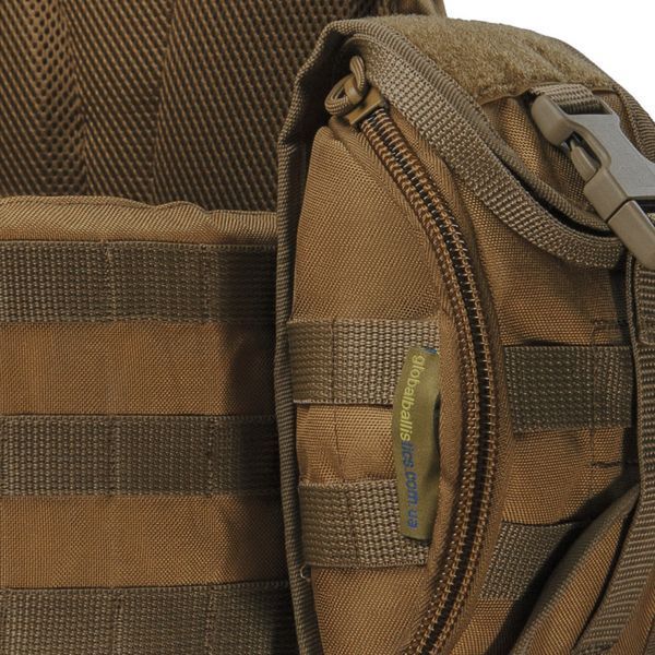 Плитоноска тактична Warmor Gen.3 Pro Max зі швидким скиданням з підсумками (Койот)