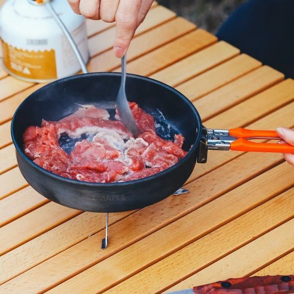 Сковородка туристическая Fire Maple Feast FP (диаметр 19.4 см) рифленое дно