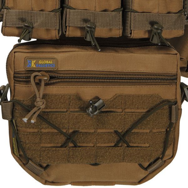 Плитоноска тактична Warmor Gen.3 Pro Max зі швидким скиданням з підсумками (Койот)