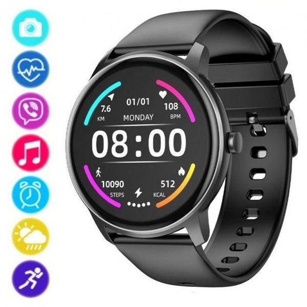 Умные часы Smart Watch Hoco Y4 + магнитная зарядка (Черный)