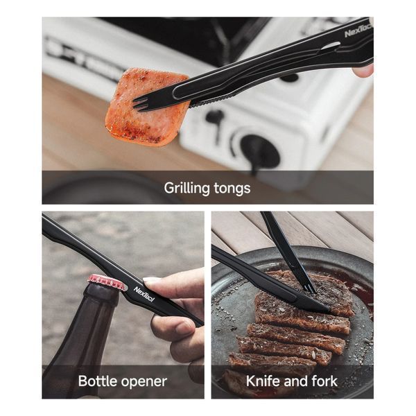 Набір кемпінгового кухонного посуду NexTool Outdoor Cooking set (6 предметів)