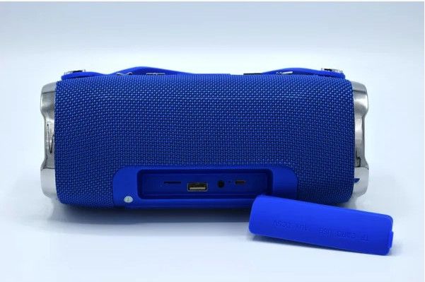 Портативна Bluetooth колонка Hopestar H24 bluetooth + power bank + mic (Blue)