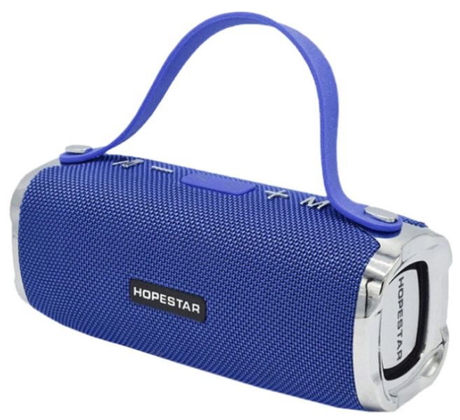 Портативная Bluetooth колонка Hopestar H24 bluetooth + power bank + mic (Blue)