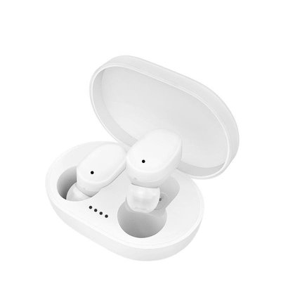 Бездротові навушники Bluetooth stereo MI A6S PRO MiPods з кейсом Білий