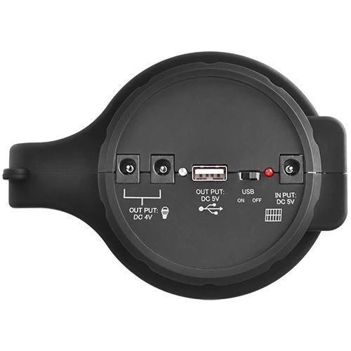 Ліхтар ручний Luxury YJ-1902T 5W+22SMD + 2 лампи + Powerbank + сонячна панель + ЗУ220В (3 режими)