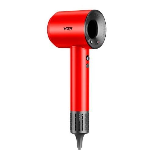 Фен професійний VGR V-445 (3 рівні обдування, 4 рівні температури) 1600W Червоний