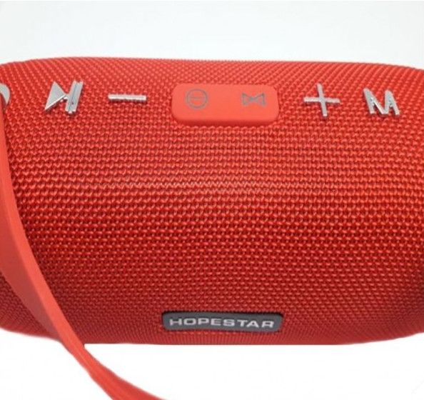 Портативная Bluetooth колонка Hopestar H24 bluetooth + power bank + mic (Red)