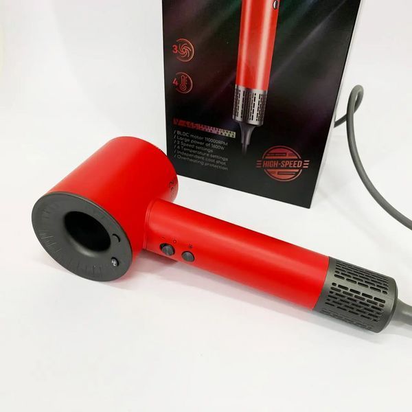 Фен професійний VGR V-445 (3 рівні обдування, 4 рівні температури) 1600W Червоний