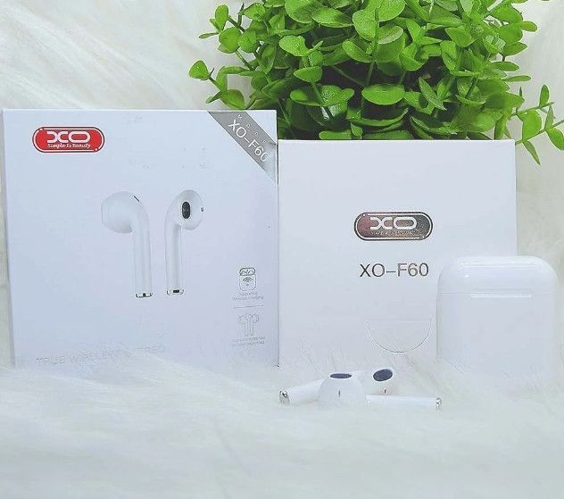 Бездротова Bluetooth стерео гарнітура BT XO F60 Plus V5.0 Білий