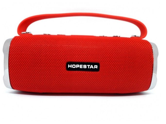 Портативная Bluetooth колонка Hopestar H24 bluetooth + power bank + mic (Red)