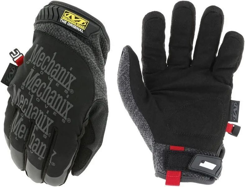 Зимові тактичні рукавички Coldwork Original Mechanix (Black-Grey) XL