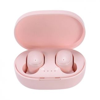 Бездротові Bluetooth stereo навушники MI A6S PRO MiPods з кейсом Рожевий