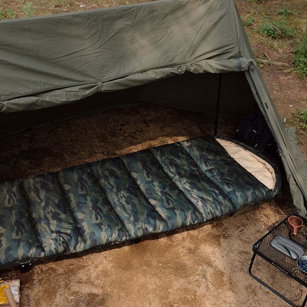 Спальний мішок з капюшоном Naturehike M320 CNK2350WS023 правий (Зелений камуфляж)