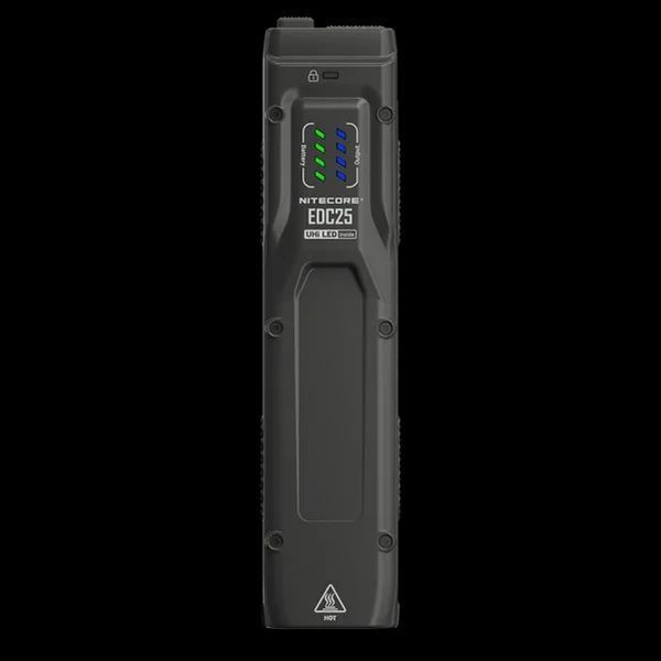 Мощный ручной фонарь Nitecore EDC25 USB Type-C 3000лм (Черный)