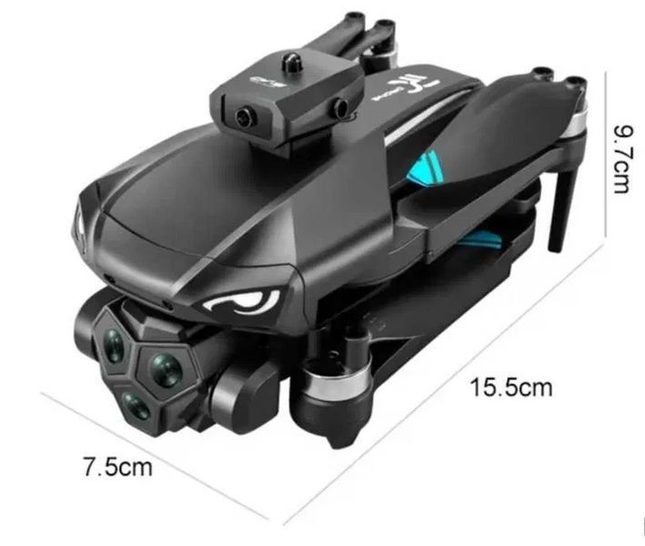 Квадрокоптер дрон M33 6K Pro RC з ширококутною потрійною камерою
