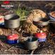 Титановая кастрюля (котелок) со складной ручкой 1300мл Naturehike NH18T202-B