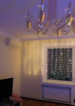 Гирлянда штора Роса 8х1.5м микродиод 600 Led лампочек, 40 нитей 220В (Золотистый свет)