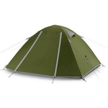 Двухместная палатка Naturehike P-Series NH18Z022-P 210T 65D (Темный хаки)