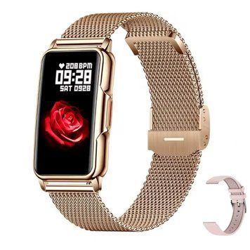 Розумний смарт-годинник Smart Mioband Nano+ Gold (2 ремінці)