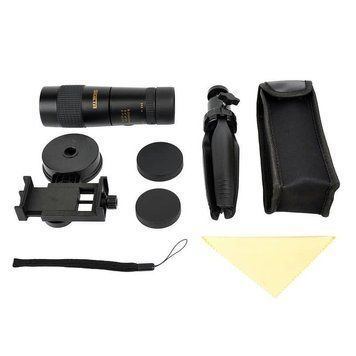 Монокуляр зі штативом та смартфон-адаптером Sigeta Haunt 8-24x40