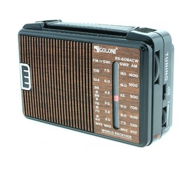 Радіоприймач Golon RX-608 FM, AM, SW