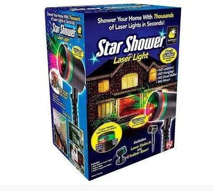 Лазерный проектор Star Shower Lazer light (для улицы и дома) Звезды