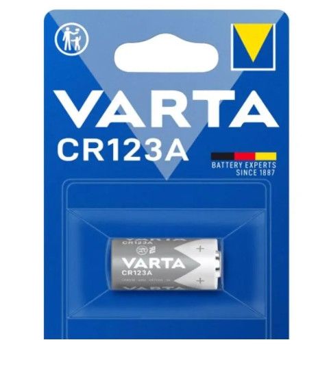 Батарейка Varta CR123A Lithium 1600 мА/ч в блистере