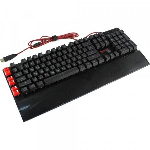 Клавиатура игровая Redragon Yaksa K505 USB UKR (7 цветов) + 26 кнопок Черный