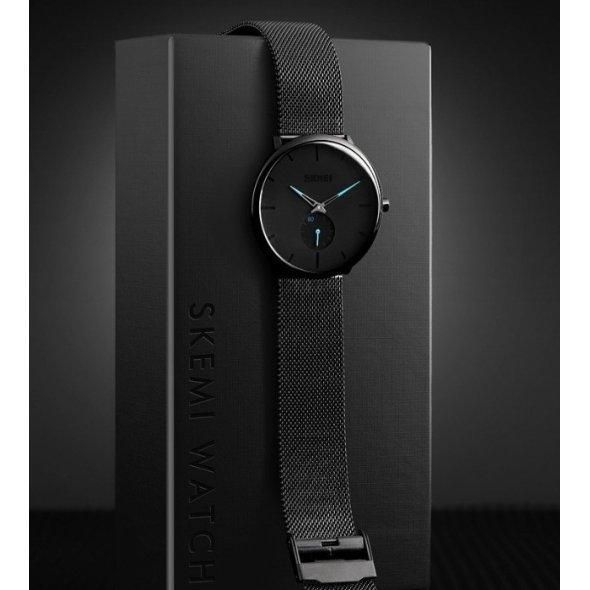 Чоловічий наручний годинник Skmei 9185 Design Black